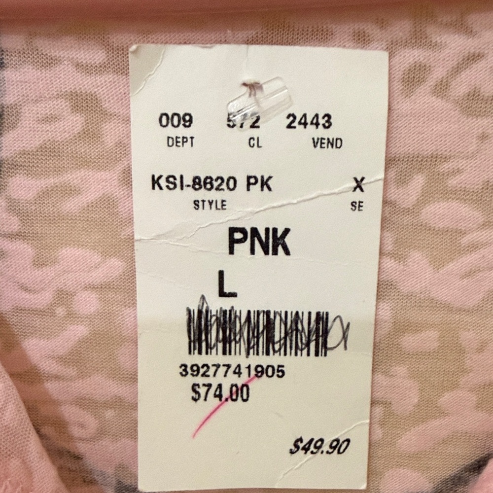 Pink Graphic Long Sleeve Top with Hood casual lightweight Hoodie Summer Hoodie - Picture 12 of 12